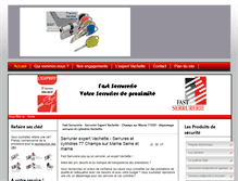 Tablet Screenshot of fastserrurerie.fr